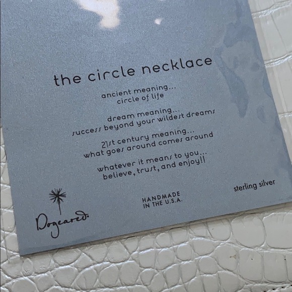 The circle necklace - Picture 4 of 4